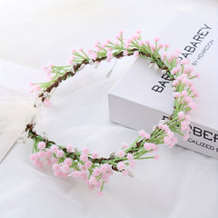 Girl's Flower Children's Wreath Christmas Party Headdress