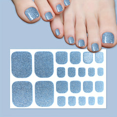 Glitter Nail Stickers Self Adhesive Nail Art Decals - Home Nail Decor