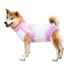 Tie Dye Pet Recovery Shirt Surgery Suit For Dogs
