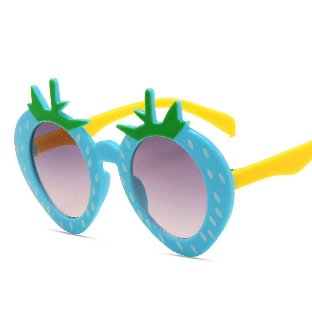 Kids Cartoon Strawberry Shape Sunglasses Party Vacation Sunglasses