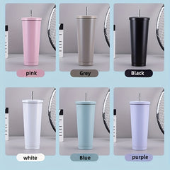 Stainless Steel Insulated Tumbler 304 Vacuum Straw Cup