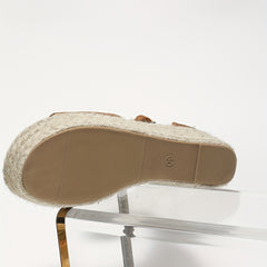 Women's Platform Espadrille Sandals Ankle Strap Wedge Heels
