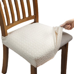 Plaid Jacquard Chair Cushion Cover Anti-slip Stool Cushion