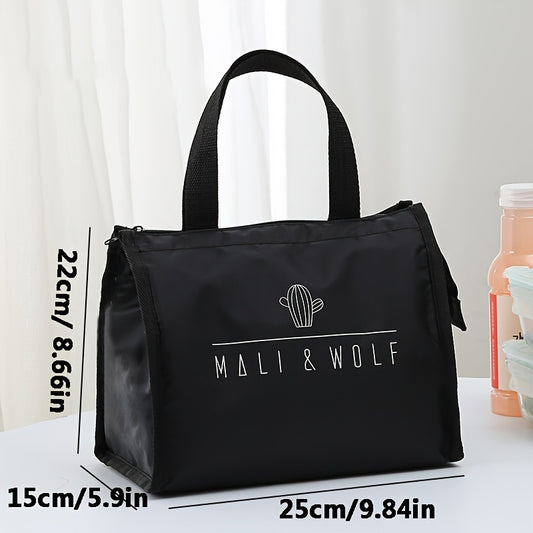 Waterproof Thermal Tote Bento Bag for Outdoor Activities