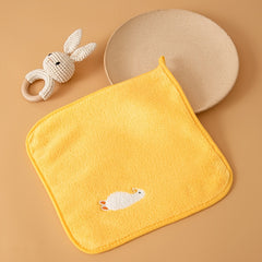 5pcs Cute Cartoon Animal Design Kids Face Towels