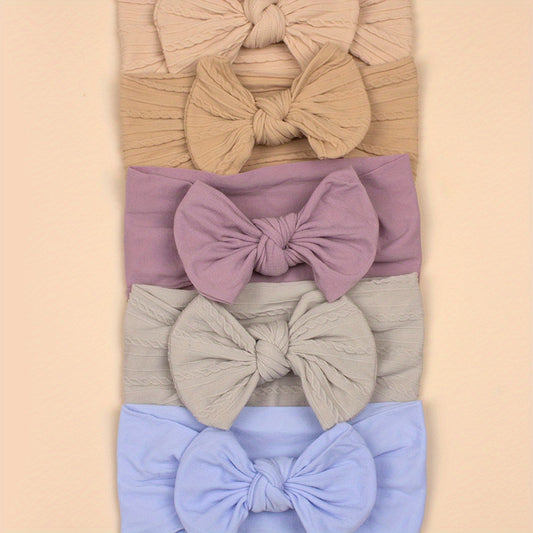 5pcs Bowknot Headbands for Baby Girls Hair Accessories
