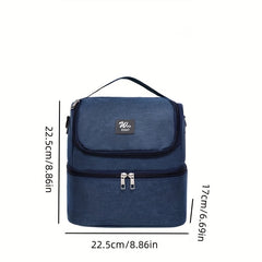 Double Layer Insulated Bag w/ Shoulder Straps