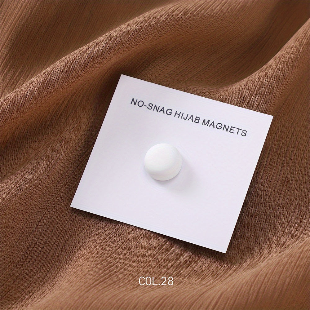 Macaroon Candy Hijab Magnetic Pins Frosted Strength Magnetic Buttons