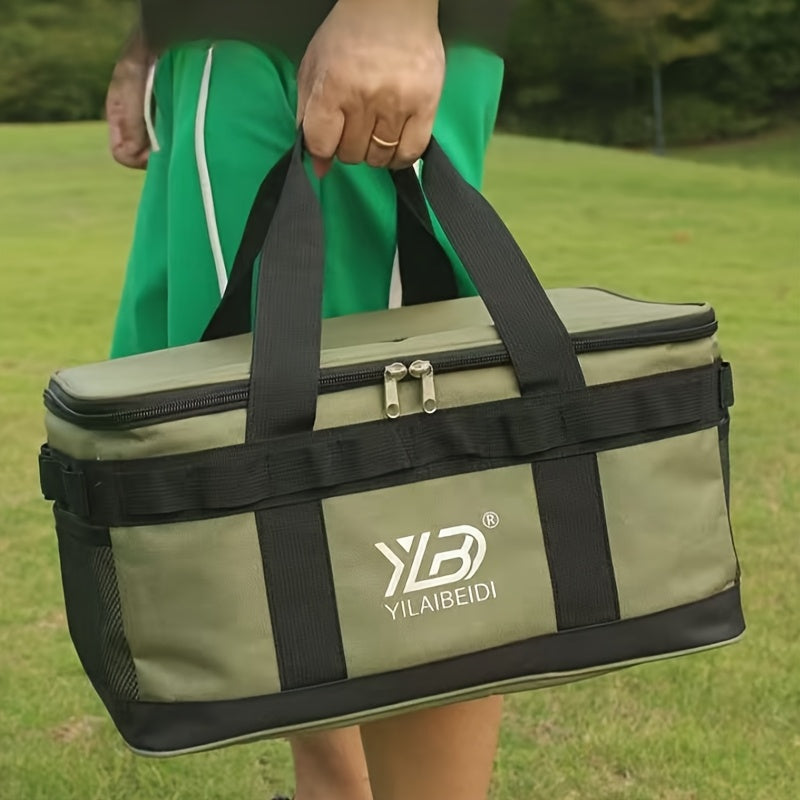 Camping Storage Bag Portable Picnic Set Insulated Outdoor Ice Pack