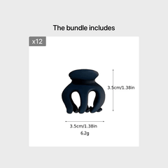 Matte Solid Hair Claw Clip Non Slip Strong Hold Grip Hair Jaw Clip