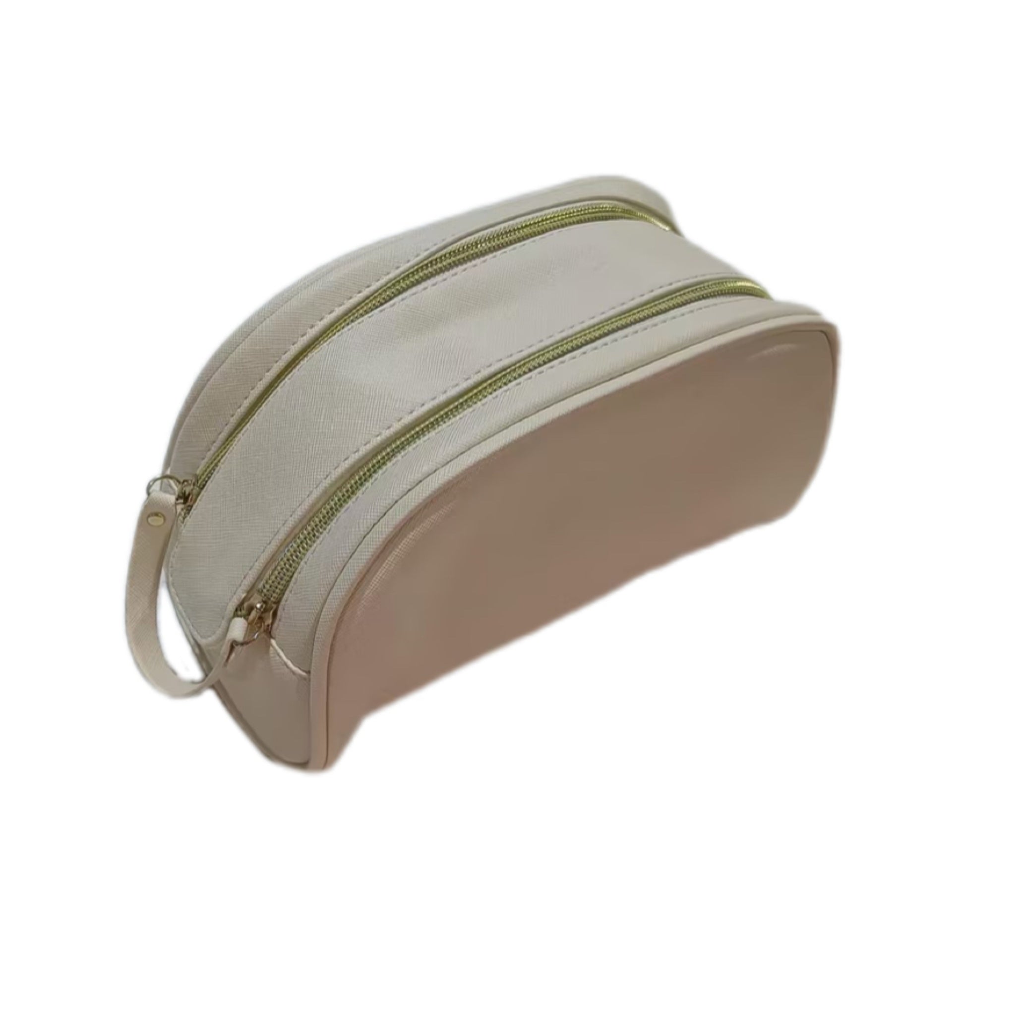 Double Zipper Cosmetic Bag Water Resistant Make Up Pouch Travel Toiletry Bag