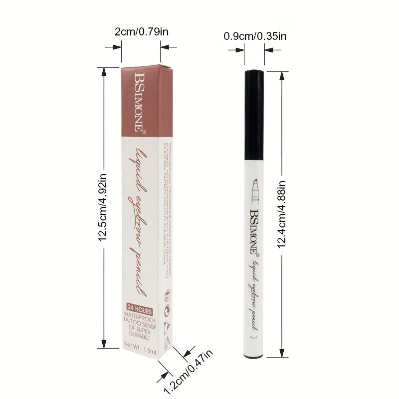 4 Colors Eyebrow Pencil Sweatproof Waterproof Natural Makeup