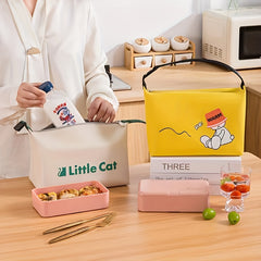 Portable Large Capacity Insulated Lunch Bag for Office Workers