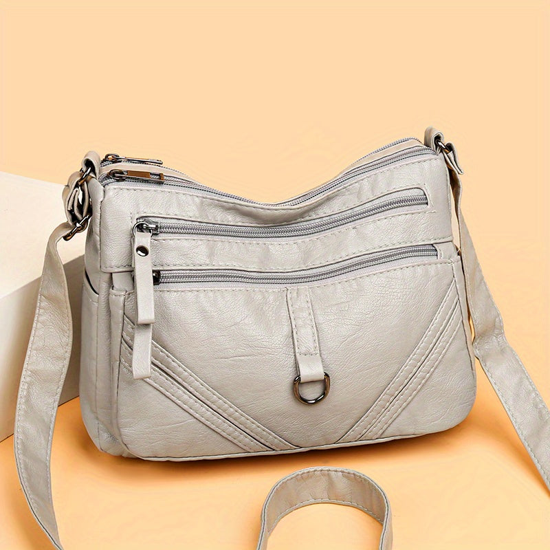 Crossbody Bag Women's Pockets Purses Daily Shoulder Bag