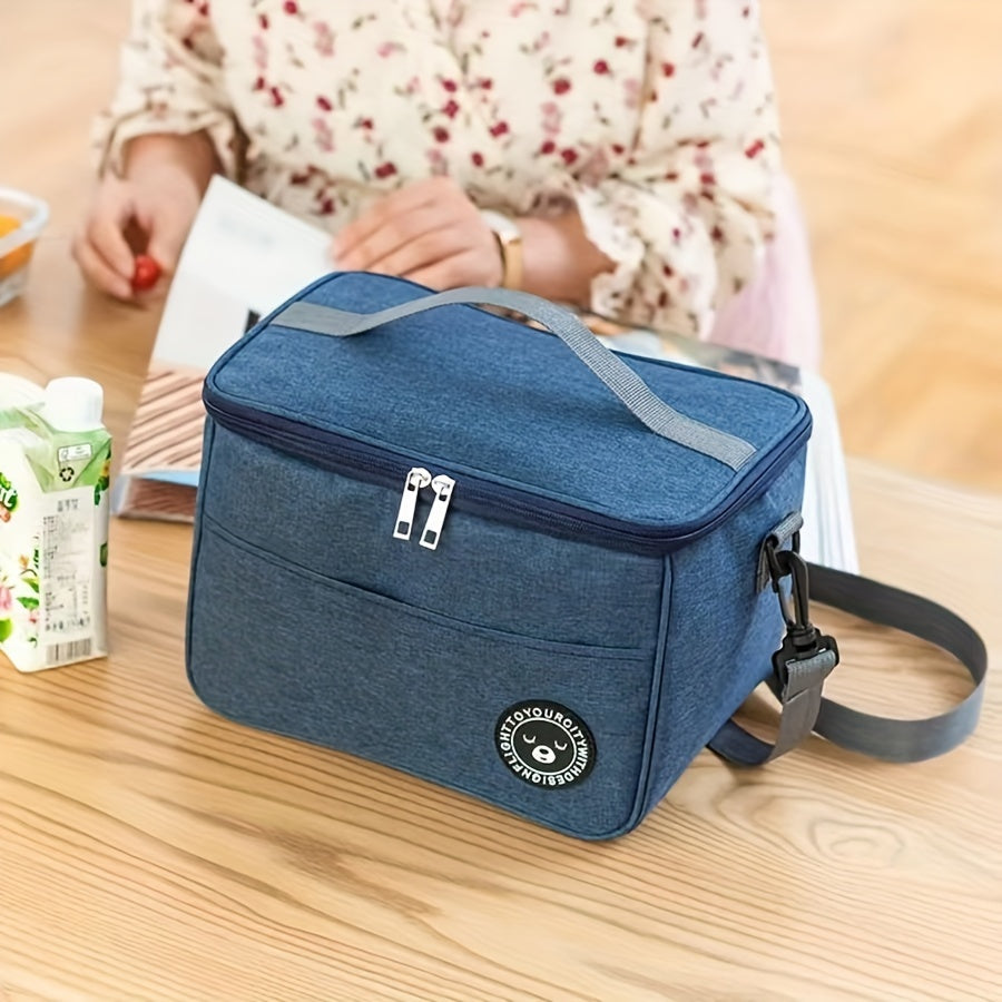 Insulated Lunch Bag with Shoulder Strap Leak Proof Cooler Tote