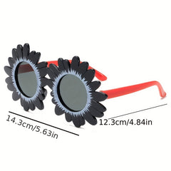 Kids Daisy Frame Sunglasses Sun Protection Accessory