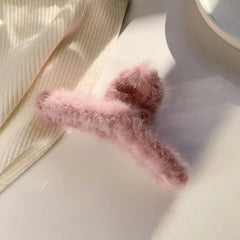 Women's Winter Fur Hair Clip Hair Accessories 1pc