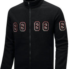 Men's Plush Fleece Jacket Zip Up Coat