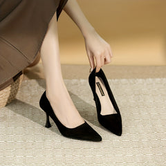 Women's Pointed Toe Stiletto Heels Office Work Dress Shoes