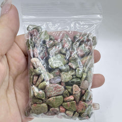 Natural Crystal Chips 50g 100g Green Aventurine Red Jasper Sodalite