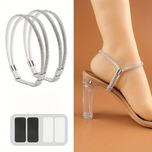 Elastic High Heels Shoe Straps Anti Drop Heel Straps Replacement