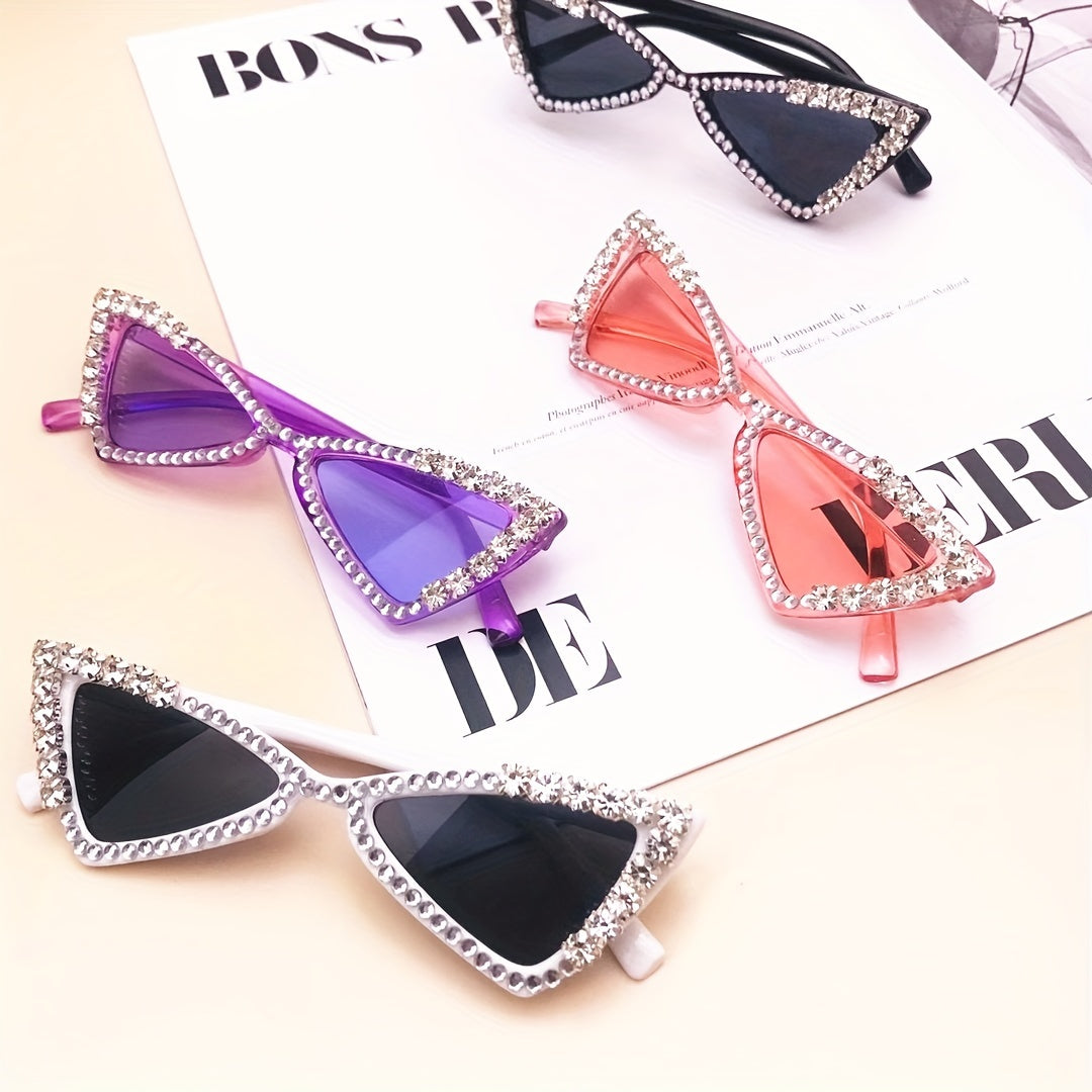 Girl's Triangular Frame UV Protective Sunglasses