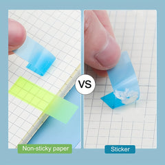 6pcs 1200 Sheets Sticky Index Labels Tabs Stickers for Bookmark School & Office