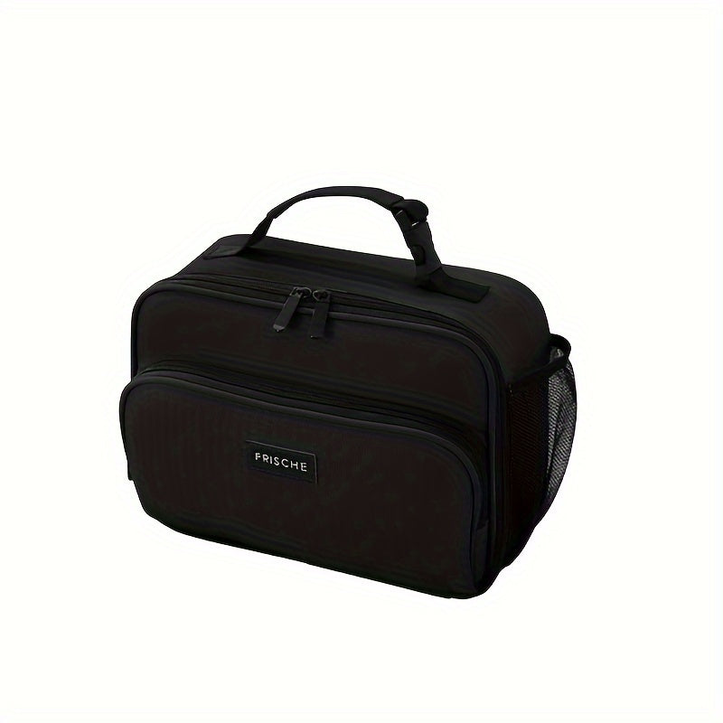 Portable Insulated Lunch Bag Polyester Handbag Organizer Thermal Cooler