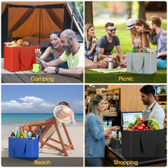 Insulated Grocery Tote Bag Reusable Hot & Cold