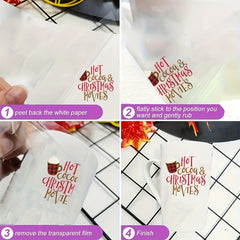 4pcs Diabetic Life UV DTF Waterproof Stickers Blood Glucose Conversion Chart