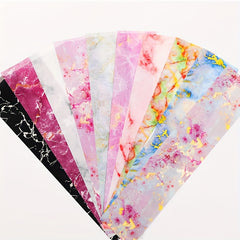 Marble Pattern Nail Foil Transfer Stickers - Nail Art Supplies