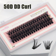 60Pcs Lash Clusters 50D 60D 80D DIY Eyelash Extension DD Curling Volume
