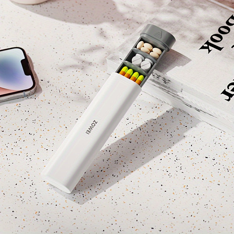 Portable 7 Pill Box Travel Medicine Dispenser Holder