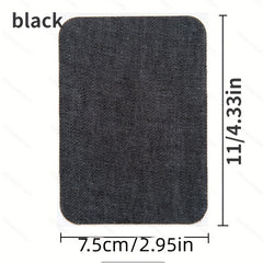 5pcs Back Adhesive Patches for Men - Iron On Patches for Clothes Jeans Jackets