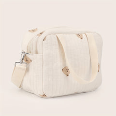 1pc Bear Mommy Handbag Outing Storage Bag Diaper Storage Bag