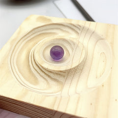 5pcs Amethyst Balls 10-14mm Natural Crystal Crafts