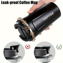 17oz Insulated Coffee Travel Mug Stainless Steel Double Wall Vacuum Leak Proof