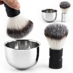 Men's Shaving Set with Bowl & Brush