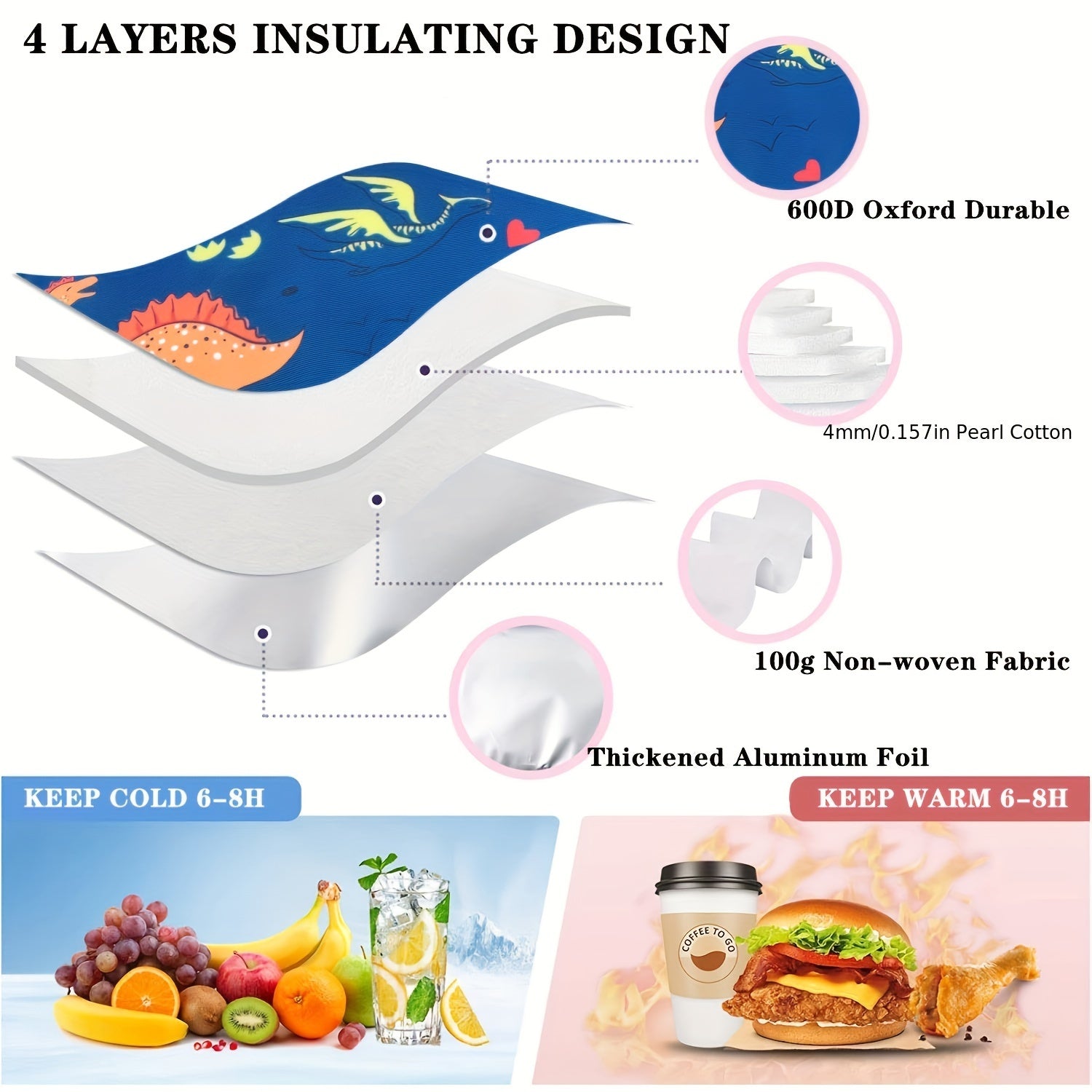 Insulated Cooler Tote Bag Leakproof