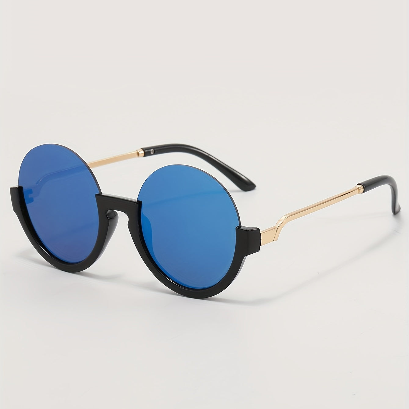 Kids Half Frame Metal Sunglasses