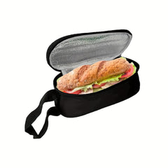 Bright Pink Insulated Lunch Bag with Zipper Durable PVC Tote