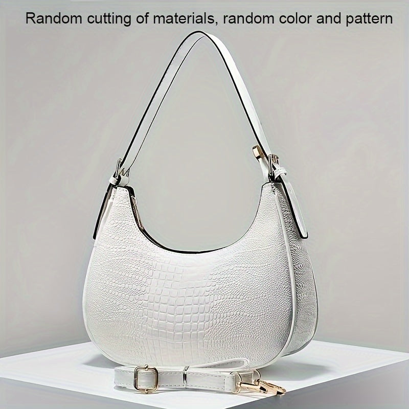 Vintage Crescent Shoulder Bag Retro Women's Handbag