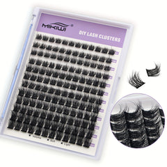 D Curl Lash Clusters 144Pcs Eyelashes 8-16mm