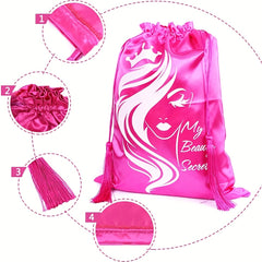 Large Hair Storage Bags with Drawstring for Extensions Bundles Wigs