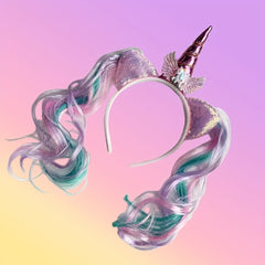 Unicorn Birthday Headband for Girls