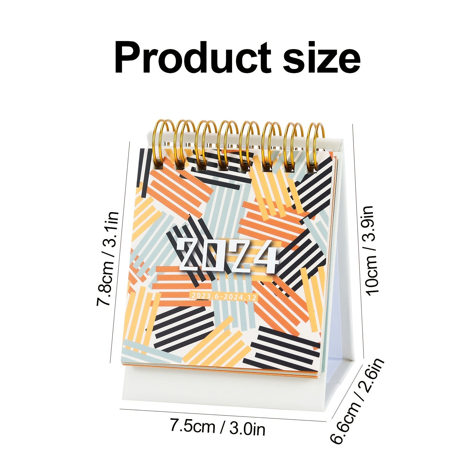 Colorful Desk Calendar 2022-2023 Academic Year Planner, 17x11 inches