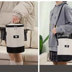 6L Insulated Lunch Bag Durable Oxford Cloth Leak Proof Cooler Tote