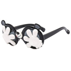 Girls Cute Cartoon Sunglasses Soft Silicone Polarized Decorative Glasses