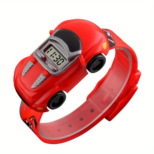 Kids Cartoon Car Electronic Watch