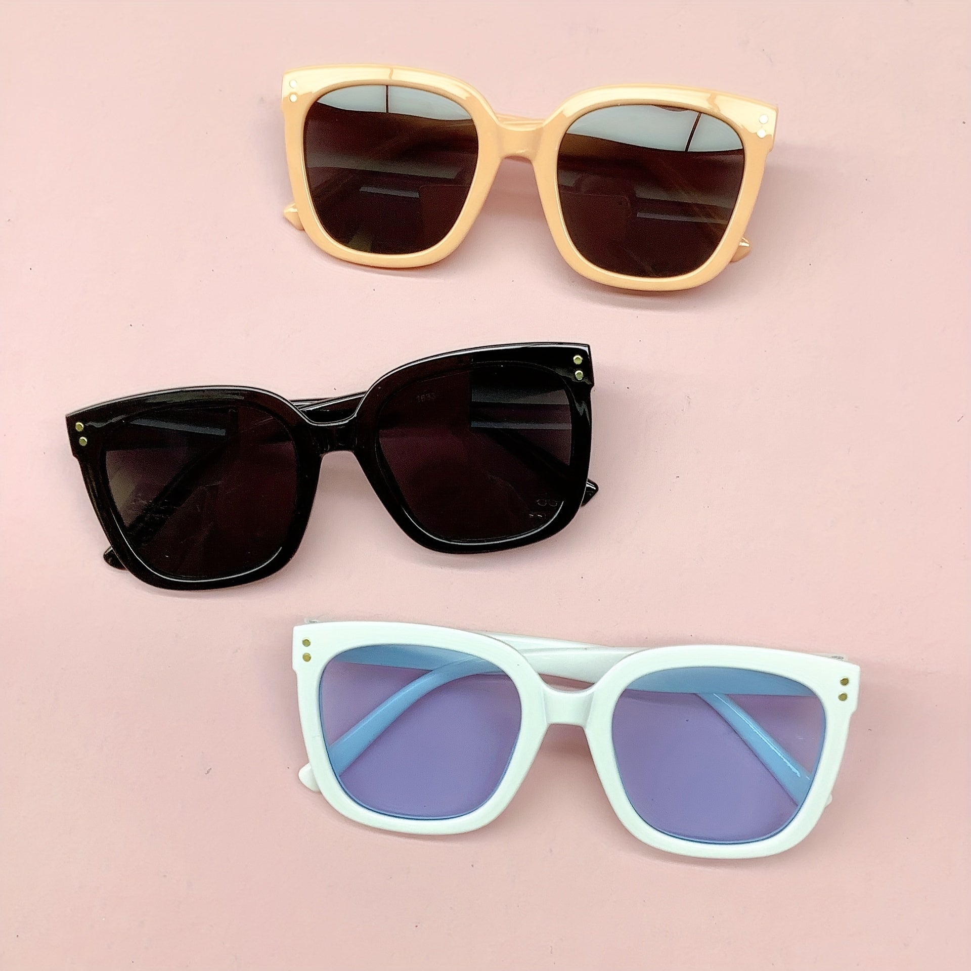 Girl's Large Frame UV Resistant Sunglasses